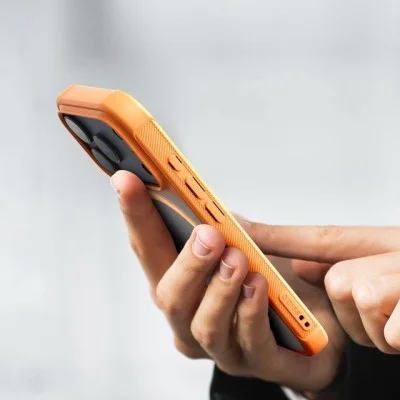 Arareee Duple Magsafe Armor Slim Case For Iphone 17 Pro Max - Orange